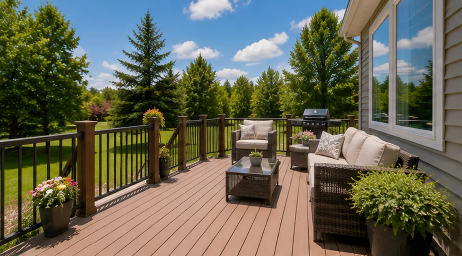 Deck ledger connection inspected for fasteners and flashing in Hutchinson