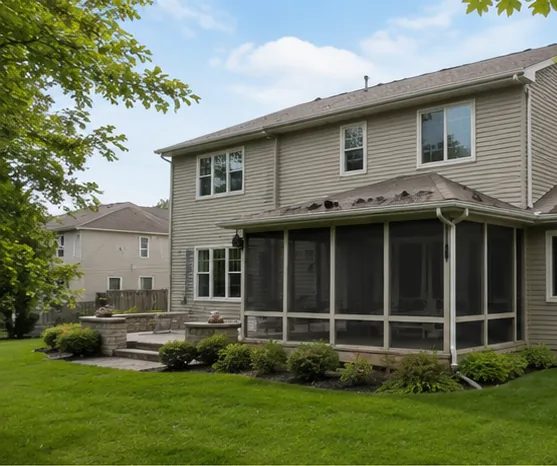 Traditional home with covered porch in Dassel, MN